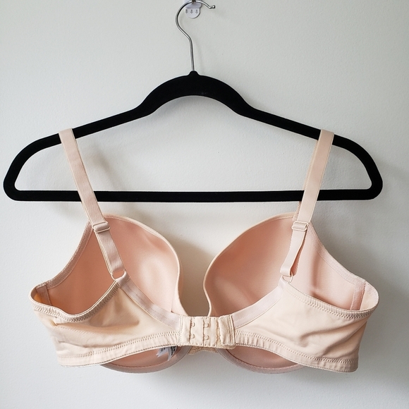 Panache Superbra "Porcelain" Nude Deep Plunge Bra - Sz 38E US/UK - Picture 4 of 9